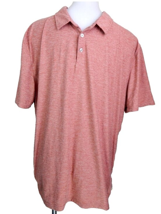 Vuori Other - Vuori Strato Tech Polo Heathered Red